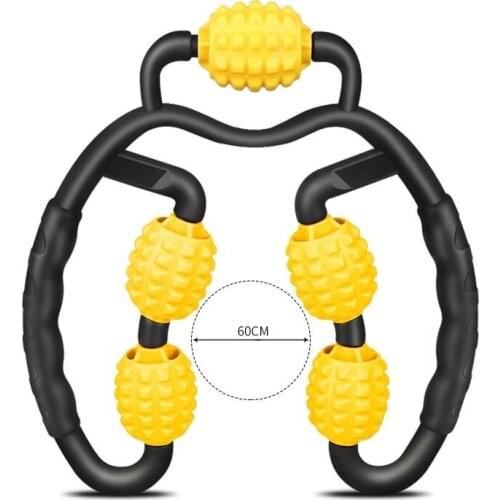 Five wheel massager Yoga ring leg clip artifact beauty big and small leg muscle relaxation rolling five wheel leg thinner