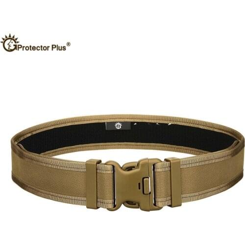 Tactical Belt Army Fan Camping Outdoor Durable CS Extended Fast Hanging Hard Outer Multi-Function Double Buckle Belt