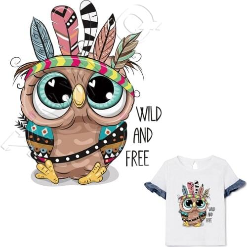 Cute Animal Patches DIY Heat Transfer Stickers Iron-on Patches For T-shirt Dresses A-level Washable Patch Stickers Gift