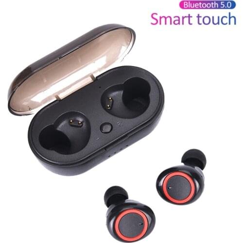 TWS Wireless Earphones Bluetooth-Compatible 5.0 Headphones Waterproof Earbuds HD Stereo Microphone For Xiaomi IPhone Huawei
