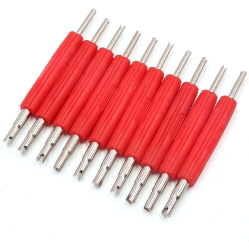 Uxcell a17040700ux0074 10Pcs 2 Way Bore Core Remover Large and Satandard Valve Tire Repair Tool for Car, 10 Pack
