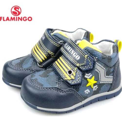 FLAMINGO Breathable Hook& Loop Spring& Summer Orthotic Outdoor Casual Shoes for Boy Size 19-24 Free Shipping 91B-XY-1147/1148