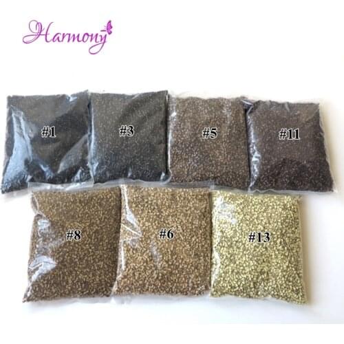 10000pcs/bag 3.0x2.4x4.0mm No Flared Straight Flat End Copper Micro Rings Beads Mini Locks Tubes For Pre-bonded I tip hair