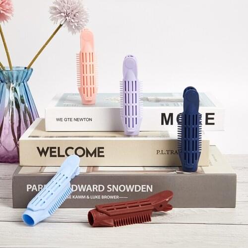 4pcs Professional Hair Root Rollers Clips Natural Fluffy Naturally Hair Curler Twist Wave Fluffy Plastic Hair Styling Tools