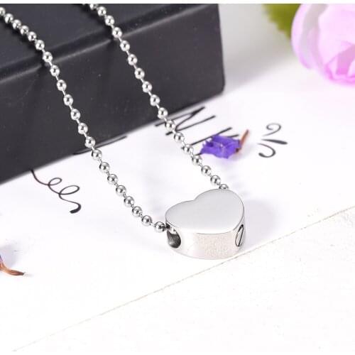 CMJ9942 4 Colors Human Pet Ashes, Hair ,Flower Holder Heart Charm Memorial Ashes Keepsake Pendant Necklace Collection