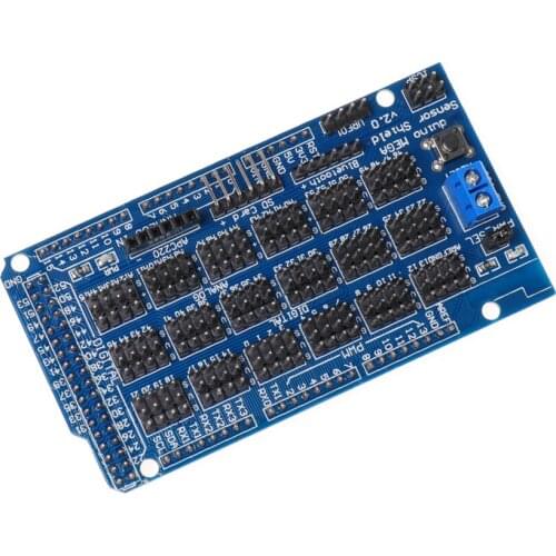 For Arduino MEGA Sensor Shield V1.0 V2.0 Dedicated Expansion Development Board MEGA 2560 Sup IIC Bluetooth SD Robot Parts DIY