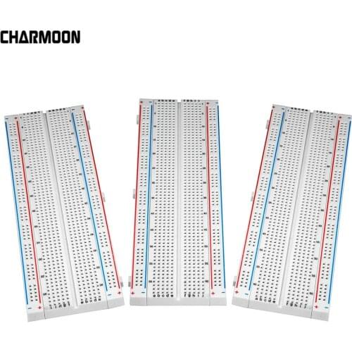 MB102 Prototype Breadboard For DIY KIT MB-102 Protoboard PCB Board BreadBoard 16.5X5.5CM 830 Test Develop DIY for Arduino RPI