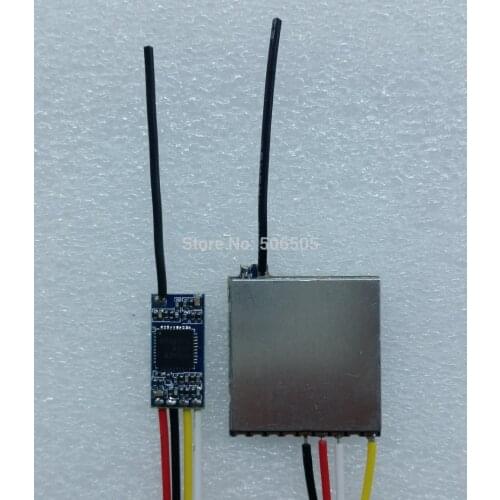 Mini 4 channels 5.8Ghz Wireles audio and video transmitter with Receiver Module 5.8Ghz video sender module