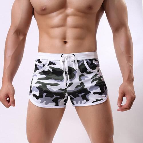 Mens Summer Swimwear Sexy Beach Surf Brand Shorts New Mens Swimming Trunks Boxer Briefs