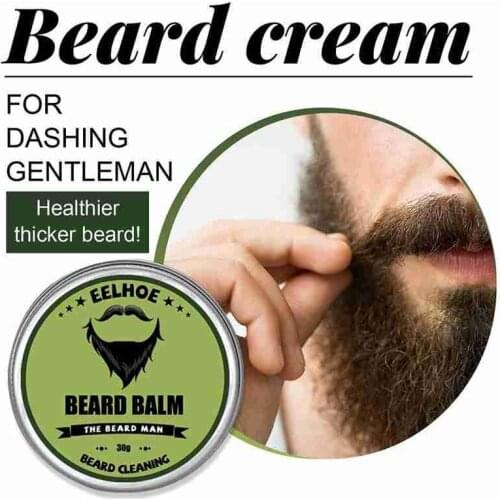 Mens Beard Care Natural Beard Conditioner Beard Balm For Beard Growth Organic Moustache Wax For Beard Smooth Styling Tool