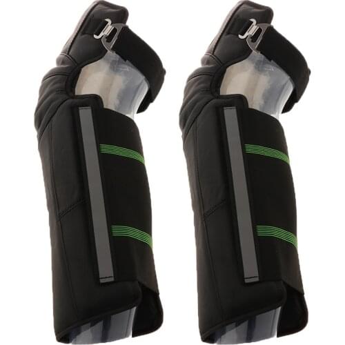 1 Pair Unisex Winter Warm Knee Pads Leg Support Sleeves Hook & Loop Warmers Anti-cold