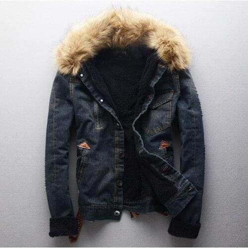 Qiyake Men's Parkas With Fur