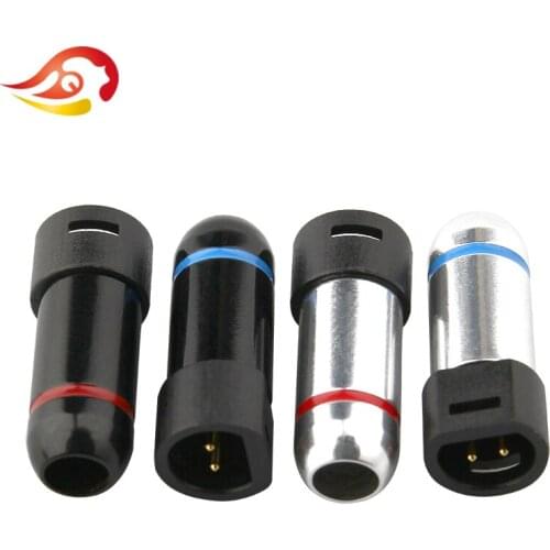 QYFANG Paint Process Earphone Plug Pin Socket Jack IE8 IE8I IE80 DIY HiFi Headphone Adapter PC Audio Cable Solder Wire Connector
