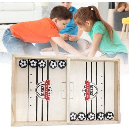 Family Game Bouncing Chess Set Lightweight Compact Foosball Winner Board Interactive Toy Educational Game Bounce Chess