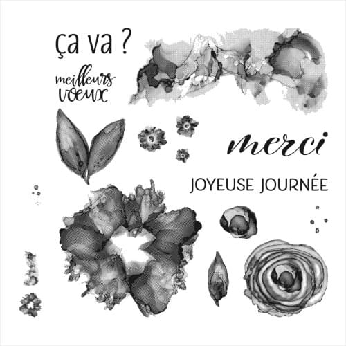 Inked Flower Rose Stamps And Dies New Arrival 2021Scrapbook Dariy Decoration Stencil Embossing Template Diy Greeting Card Big