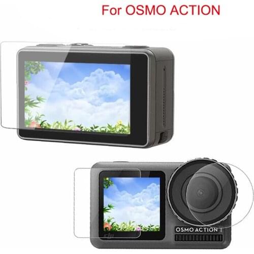 Top 3PCS/SET Tempered Glass Screen Protector Scratch-resistant Protective Film Dual Camera Accessories