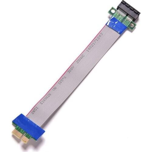 JETTING New Arrival PCI Express Flex Relocate Cable PCI-E 1X to 1x Slot Riser Card Extender Extension Ribbon for Bitcoin Miner