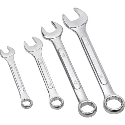 Spaner Universal Combination Wrench Hand Tools Ratchet Handle Reversible 10mm 13mm 17mm 19mm Stainless Steel
