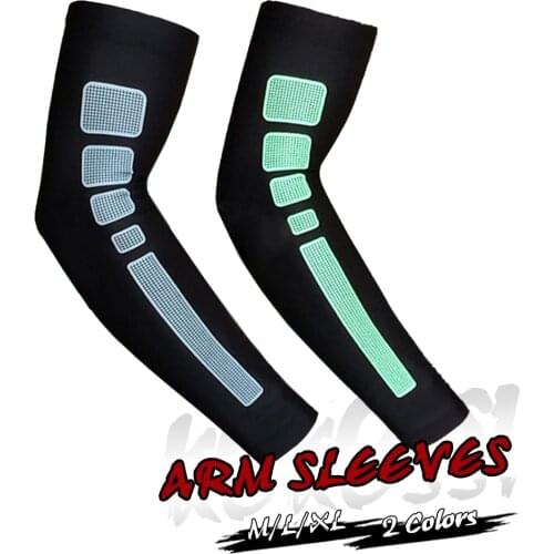 1 Pcs Spandex Elastic Compression Arm Sleeves For Sports Sleeve UV Protectors manicotti ciclismo