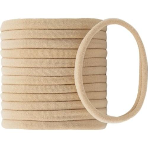 10Pcs/Set Soft Nylon Headbands For Children Girl DIY Hair Accessories