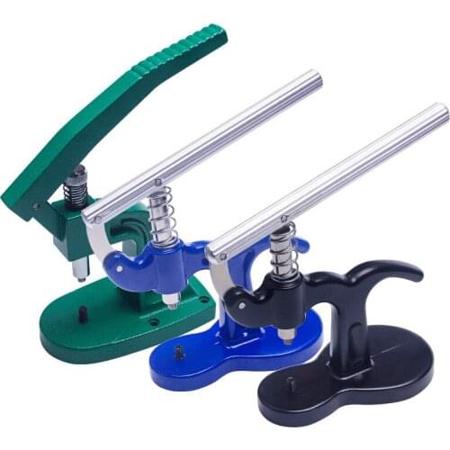 12 Dies Watch Case Press Machine Capping Cover Watch Crystal Front Back Screw Presser Watchmaker Remover Fitting Repair Kit Tool