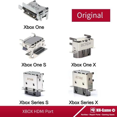 2pcs Free Shipping HD Interface For Xbox Series S/X Console HDMI-compatible Port For Xbox One/Slim/X Connector Socket Jack