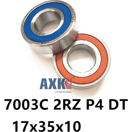 KOYO NSK 1 Pair Axk 7003 7003c 2rz P4 Dt 17x35x10 17x35x20 Sealed Angular Contact Bearings Speed Spindle Cnc Abec-7