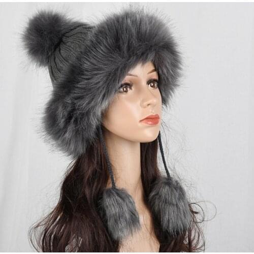 Aerlxemrbrae Women's Hats With Pompoms