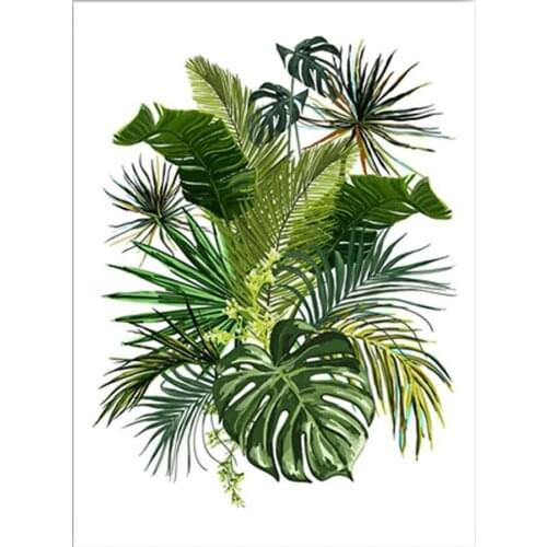 3D DIY Diamond Painting Leaves Resin icons Needlework Home Decor Full Rhinestone Mosaic 5D Diamond Embroidery wall decor