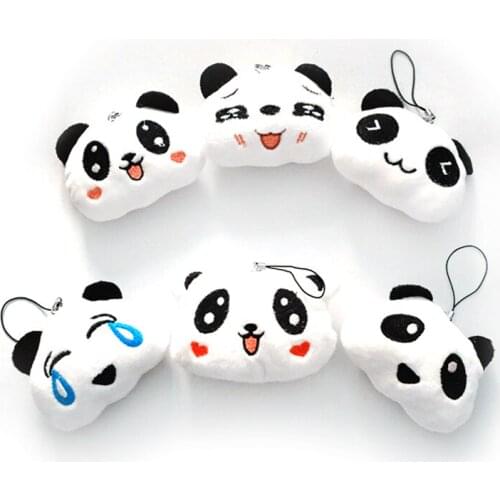 Fashion Cute Girls Plush Fur Panda Animal Key Chain For Women Pompom Bear Keychain On Bags Trinket Wedding Party Doll Gift