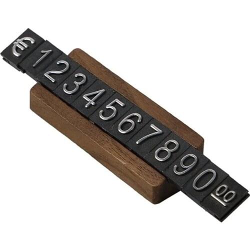 Wooden Base Wood Basic Frame Pricing Combined Kit Indicator Cube Letter Showcase Shop Price Numbers