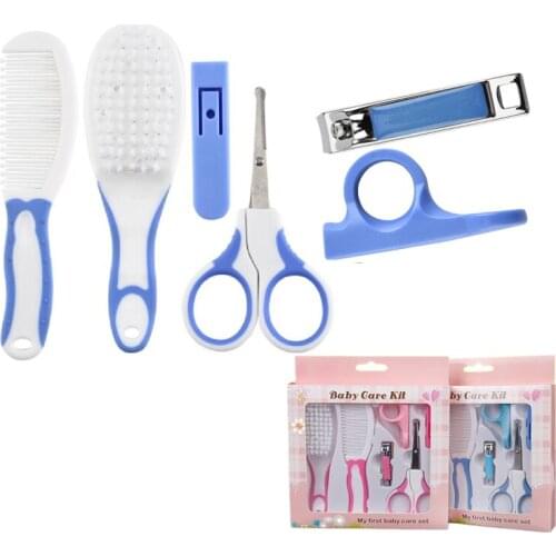 Hot Sale Baby Kids Toddler Healthcare Kits Grooming Care Nail Hair Care Set High Quality Nail Clipper Hair Comb Nail Scissor