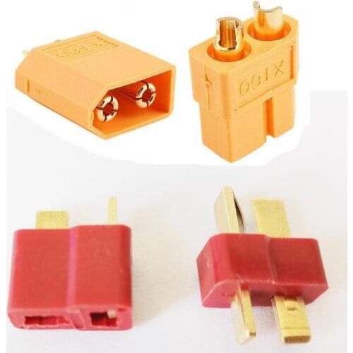For RC LiPo Battery ESC XT60&T Style Deans Plug Connector Female Male