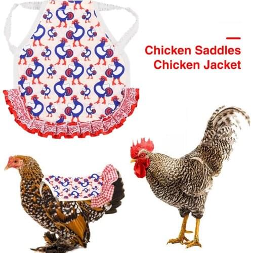 Hen Saddle Apron Feather Holder Chicken Saddles With Straps Pet Clothes Hen Aprons For Poultry Protection Chicken Dress Newest