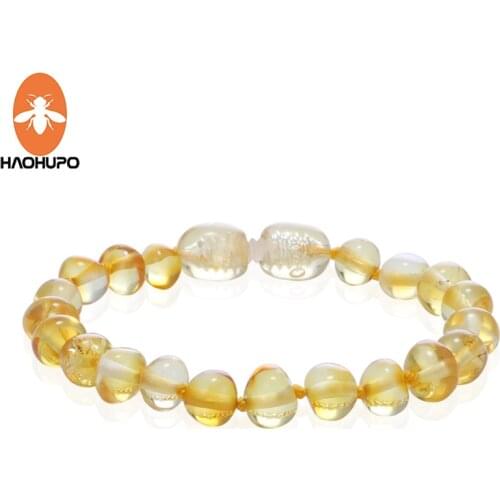 HAOHUPO Handmade Amber Bracelets Baltic Amber Original Jewelry Adults Kids Mom Baby Gift Bracelets Bojioux 50 Designs Factory