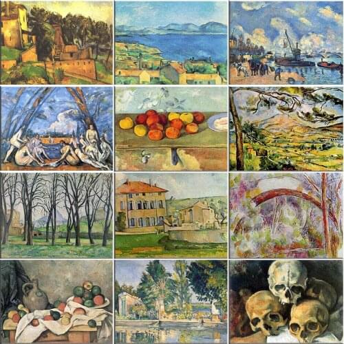 Famous French Paul Cezanne Series 5D DIY Diamond Painting Full Square/Round Diamond Embroidery Impressionism Art Home Decor