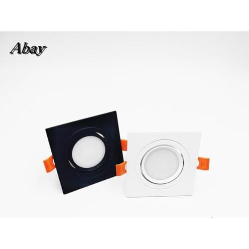 Square Dimmable Recessed LED Downlights 7W 9W 12W COB LED Ceiling Spot Lights AC85~265V LED Background Lamps Indoor Lighting