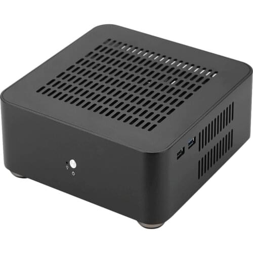 L80S Computer Cases Aluminum Chassis Desktop Mainframe with Usb 3.0 Port Hollow for Game Chassis Diy Mini Pc Itx Case