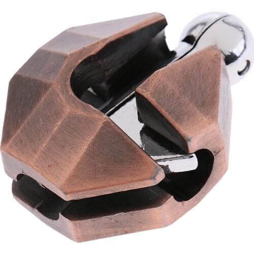 Metal Brain Teaser Shell Lock Puzzle Interlocking Intelligence Toy IQ Test Game