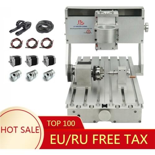 Mini 3020 precision CNC frame of milling machine diy lather bed aluminum rail with ball screw