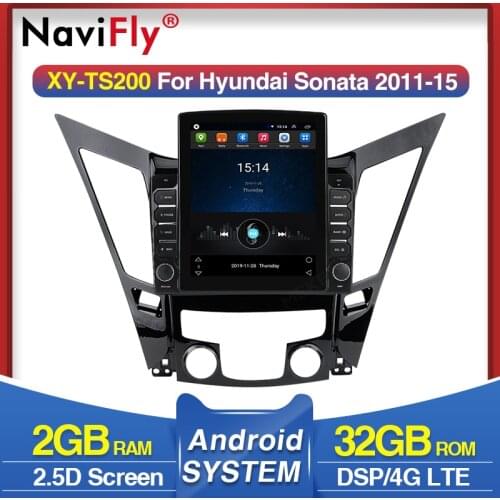 Navifly 9.7" Tesla style for Hyundai Sonata 6 YF 2011-2015 Android video Car radio multimedia player navigation gps