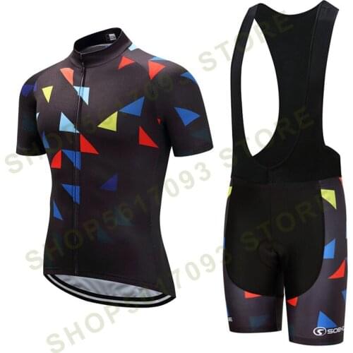 2021 New Style Original Triangle Cycling Team Wear 20D Pads Bike Jersey Shorts Set Ropa Ciclismo Mens Quick Dry Pro Cycling Wear