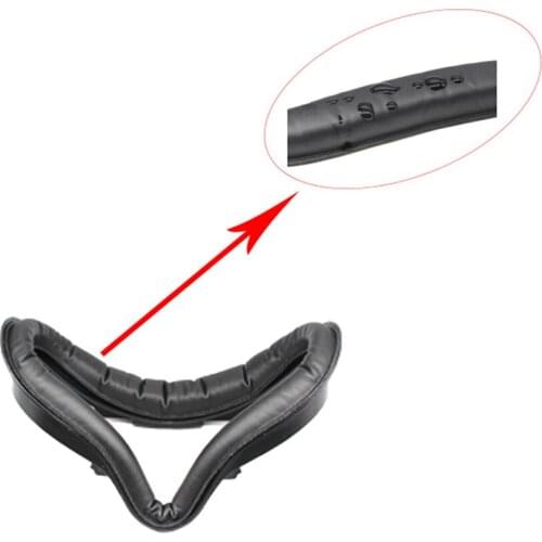 VR Glasses Leather Eye Mask Pad Sweat-proof Light Leak-proof Protective Cover Frame for Oculus Quest 2 VR Headset Accessories