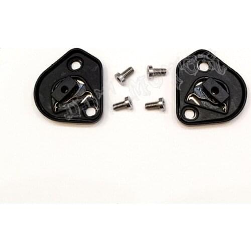 For Pista GP R GP RR Motorcycle Helmet Accessories A Pair of Pivot Kit Base Plate with Four Screws Helmet Accessories