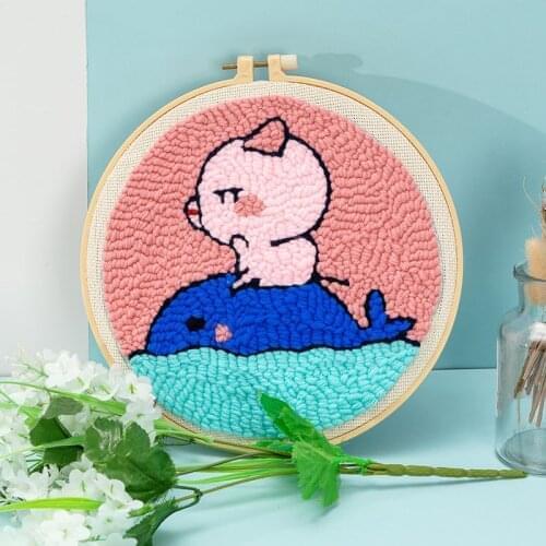 Punch Needle Pen Magic Embroidery cross stitch kits embroidery needlework sets fabric DIY Crafts Sewing Accessories tools frame