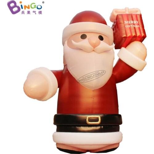 Personalized 7.5m Height Inflatable Christmas Figures / Christmas Inflatable Santa Claus Toys