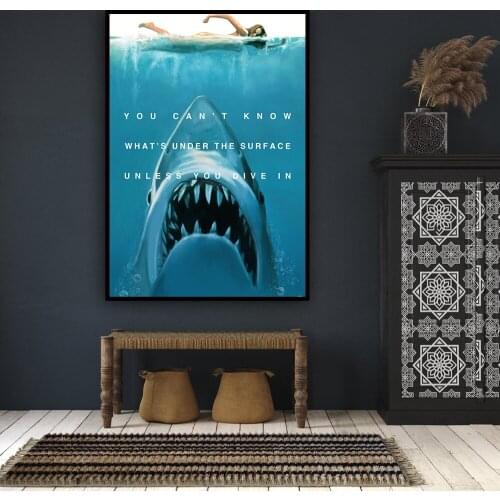Poster Dive In Canvas Painting Prints Wall Art Decorative HD Picture for Living Room Home Decor