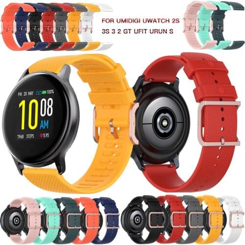 Sport Watch Band Straps For Umidigi Uwatch 2S 3S 3 2 GT UFit Urun S Watch Band Replacement Silicone Strap Accessories Correa