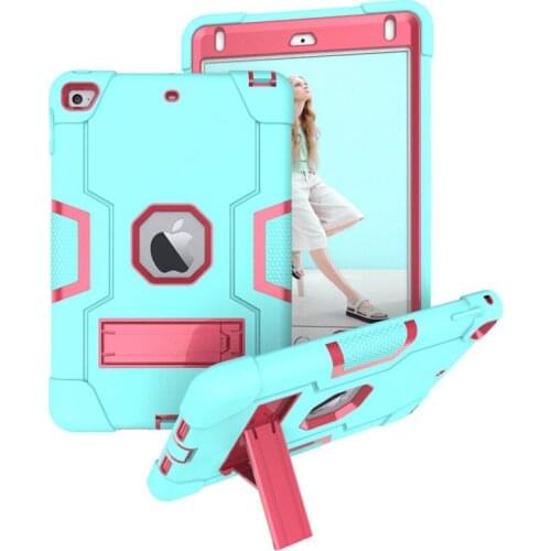 Silicone Shockproof Case For Cover For Apple iPad Mini 4 5 Kids Safe Armor Heavy Duty Rubber Case + FilmPen