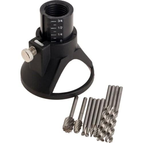 11Pcs/set Drill Carving Drill Dedicated Locator with HSS Wood Milling Burrs Drill Bit for Dremel Rotary Tools Dremel Accessories